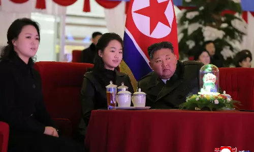 North Korean Leaders Daughter in First Visit To Symbolic Mausoleum
