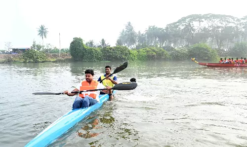 Konaseema Collector Escapes Mishap During Dragon Boat Race Trial