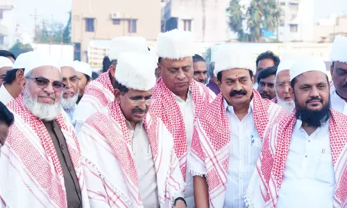 Stone Set for Abdul Kalam International School on Waqf Land in Nellore