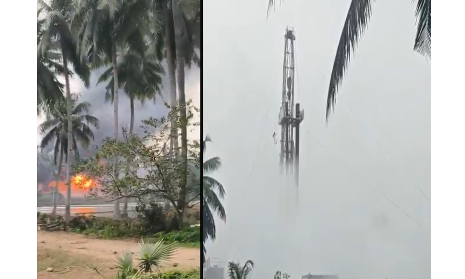 ONGC Well Blowout in Andhra Pradesh