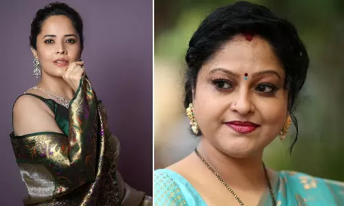 Actress Rashi Slams Anasuya Bharadwaj Over Objectionable Joke Actress Rashi Slams Anasuya Bharadwaj Over Objectionable Joke