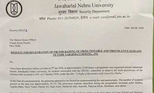 JNU Seeks FIR on Provocative Sloganeering Against PM, Shah on Campus JNU Seeks FIR on Provocative Sloganeering Against PM, Shah on Campus