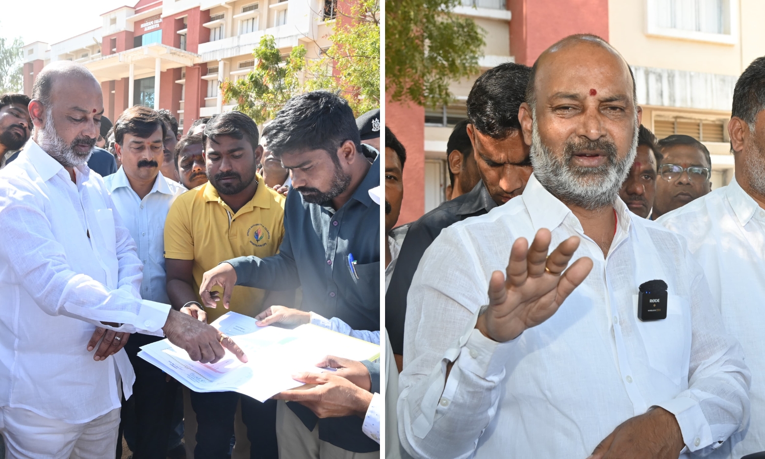 Bandi Sanjay Accuses Congress, BRS of Political Drama