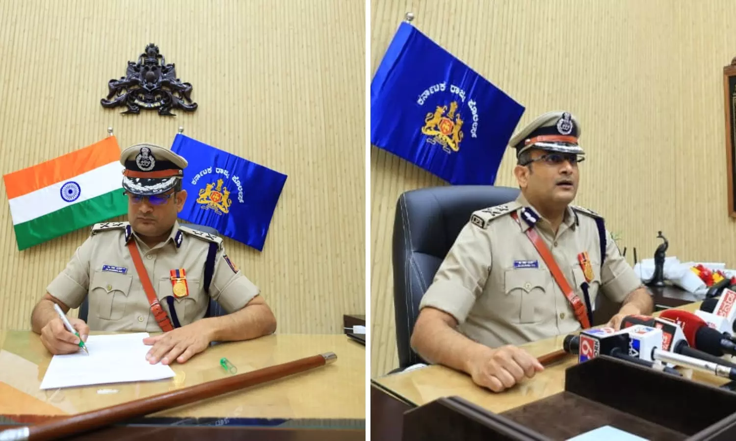 Dr PS Harsha Assumes Charge as IGP of Ballari Range Dr PS Harsha Assumes Charge as IGP of Ballari Range