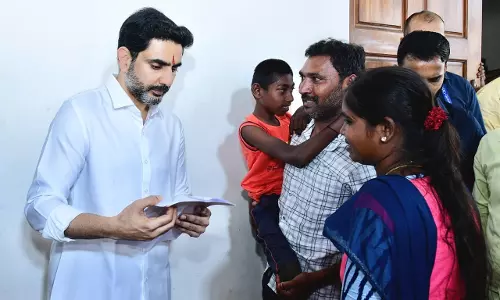 Nara Lokesh Conducts His 80th Praja Darbar in Visakhapatnam