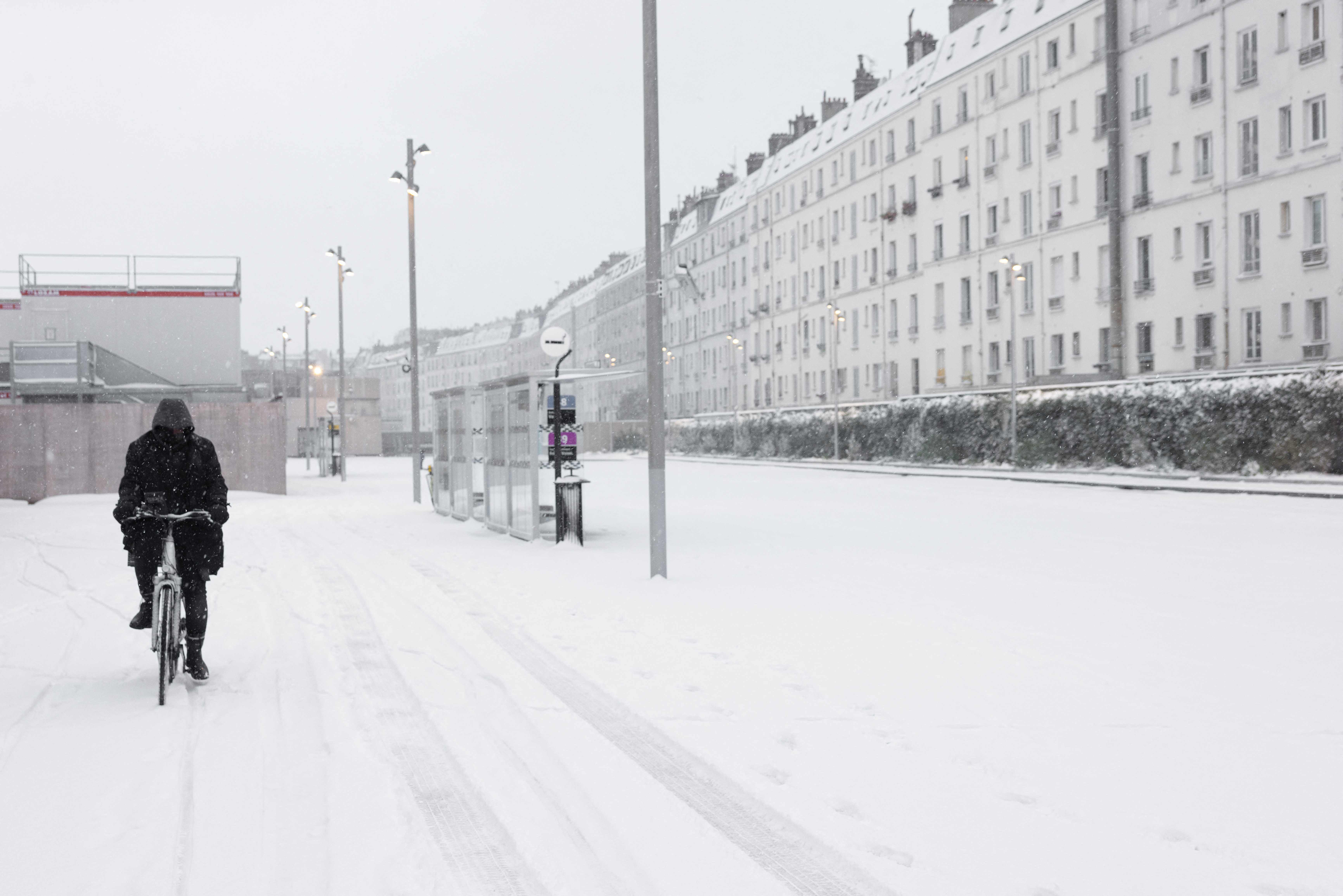 Snow and Ice Disrupt Travel Across Europe