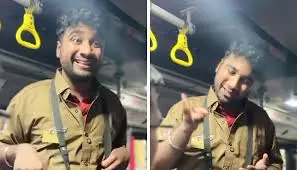 Social Media Influencer Fined For filming Reels Inside Pune Mahanagar Parivahan Bus Social Media Influencer Fined For filming Reels Inside Pune Mahanagar Parivahan Bus