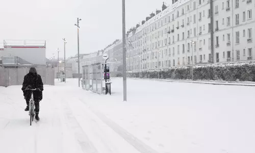 Snow, Ice Ground Flights and Choke Highways in Parts of Europe