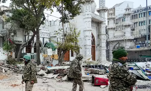 Security Tight at Delhi’s Turkman Gate After Stone-Pelting Incident