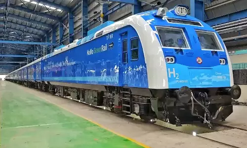 Indias First Hydrogen-powered Train Trial Run Begins