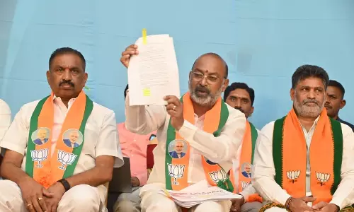 Bandi Says Congress, BRS Misleading People on TS’ Water Rights