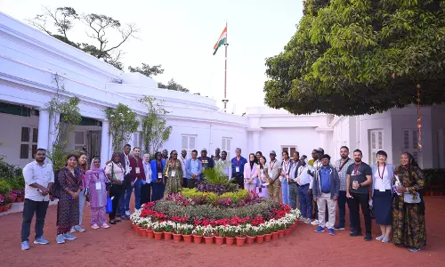 Foreign Delegates Visit Agri Horti Expo at Rashtrapati Nilayam