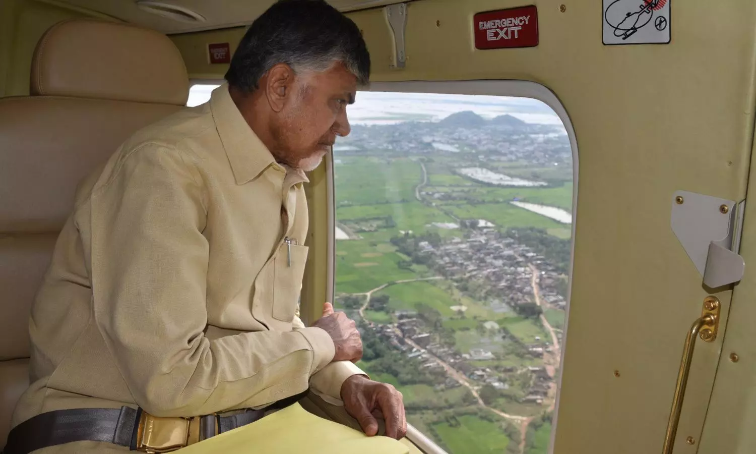 deccanchronicle.com - PTI - Andhra CM Conducts Aerial Survey Of ONGC Gas Well Blowout
