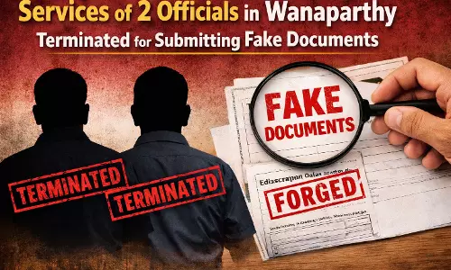 Services of 2 Officials in Wanaparthy Terminated for Submitting Fake Documents