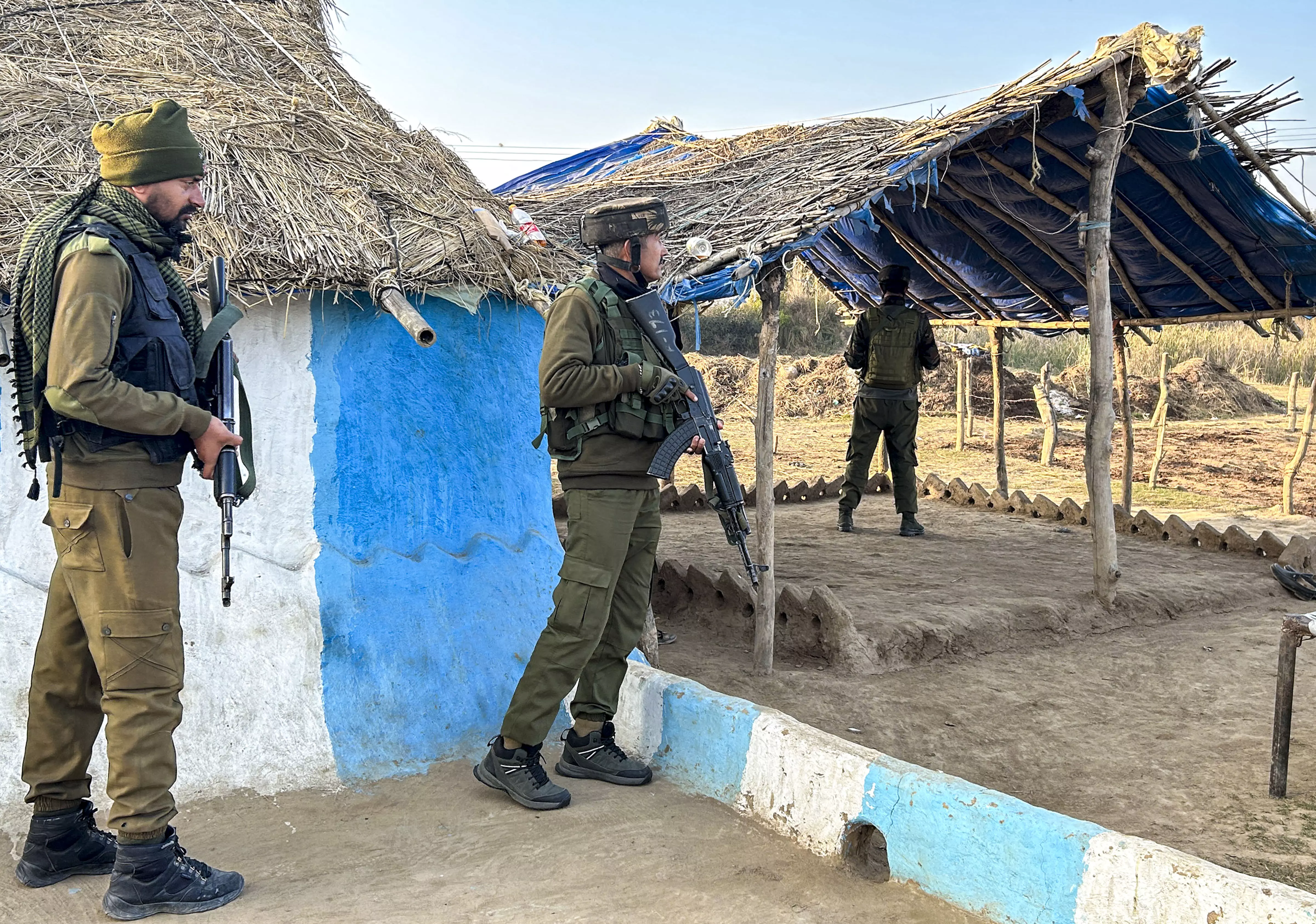 Arms Consignment Dropped by Drone seized Near IB in J&Ks Samba Arms Consignment Dropped by Drone seized Near IB in J&Ks Samba