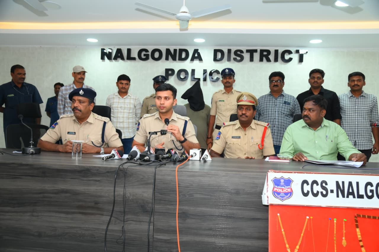 Nalgonda Police Arrest Gangster, Recover Rs 85 Lakh Gold