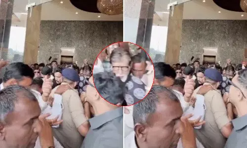 Chaos in Surat: Amitabh Bachchan Mobbed by Massive Crowd at ISPL Event