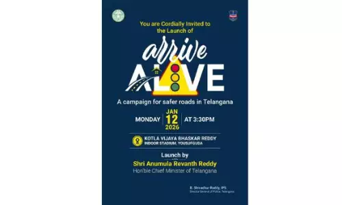 Traffic advisory on TG police programme `Arrice Alive`