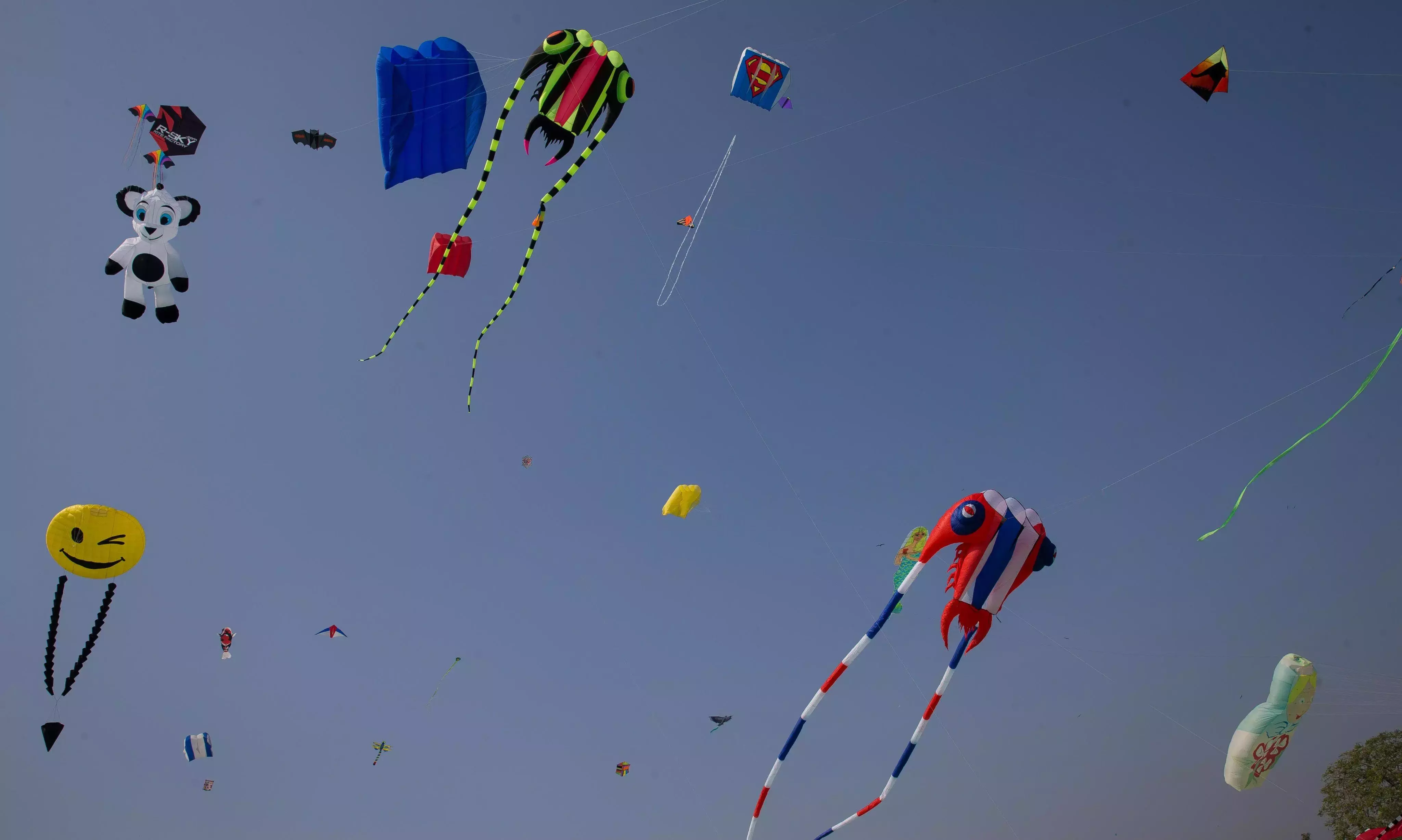 Hyderabad All Set For International Kite & Sweet Festival; Wind Conditions Ideal Hyderabad All Set For International Kite & Sweet Festival; Wind Conditions Ideal