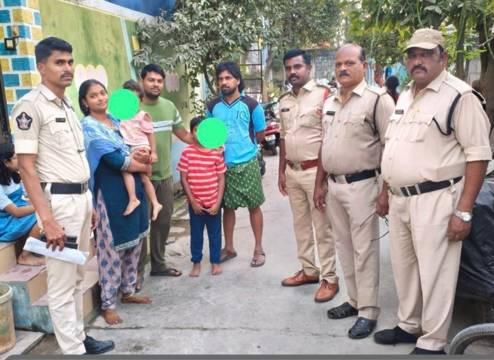 Children Reunited with Parents in Delhi