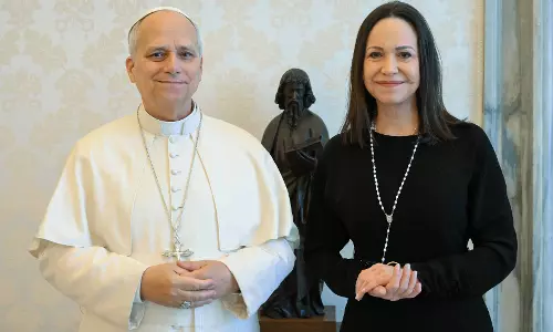 Machado Seeks Pope Leo’s Support for Venezuelas Transition