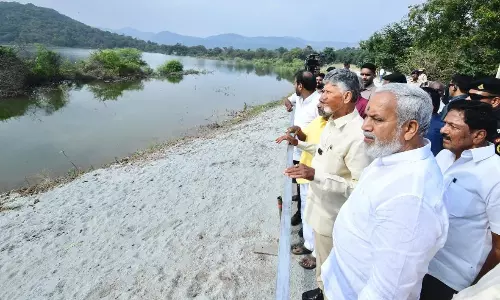 CM Chandrababu Naidu Lays Stone for Rs 126-Crore Water Project