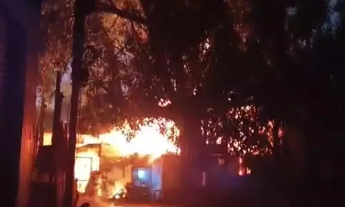 Major Fire at Gas Refilling Center in Kukatpally; No Casualties Reported