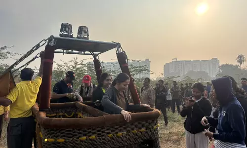 Bhogi Festivities Take to the Skies with Hot Air Balloon Rides in Hyderabad