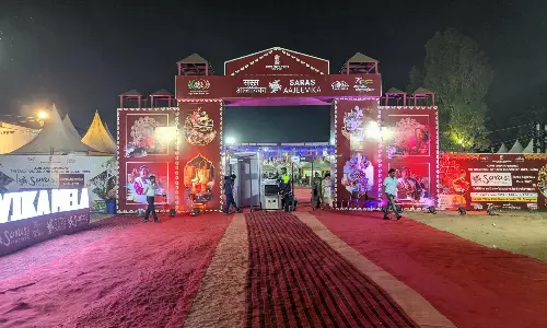 Sankranti Colour, SHG Business Training Mark SARAS Mela