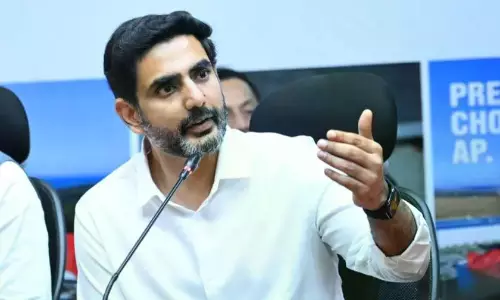 Lokesh Hails Progress Of Solar Power Project, Battery Energy Storage Facility Lokesh Hails Progress Of Solar Power Project, Battery Energy Storage Facility