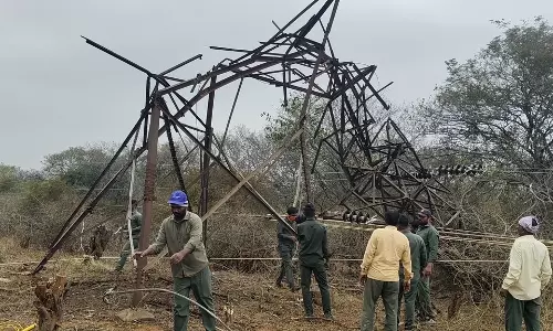 CESC Rebuilds Collapsed Power Tower in Record 18 Hours, Restores Power to 120 Villages