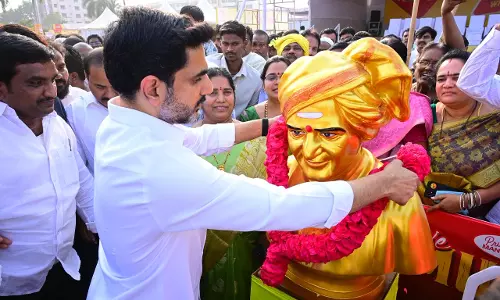 Cricket & Community: Lokesh Plays at MPL, Grants ₹2.5 Lakh to Madrasa in Mangalagiri