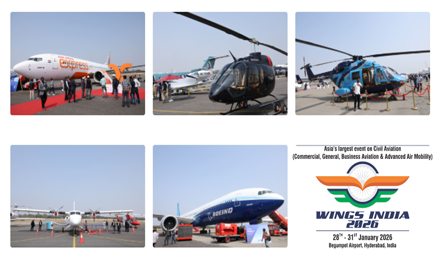 Wings India 2026 At Hyderabad Begumpet Airport From Jan 28 2000693 