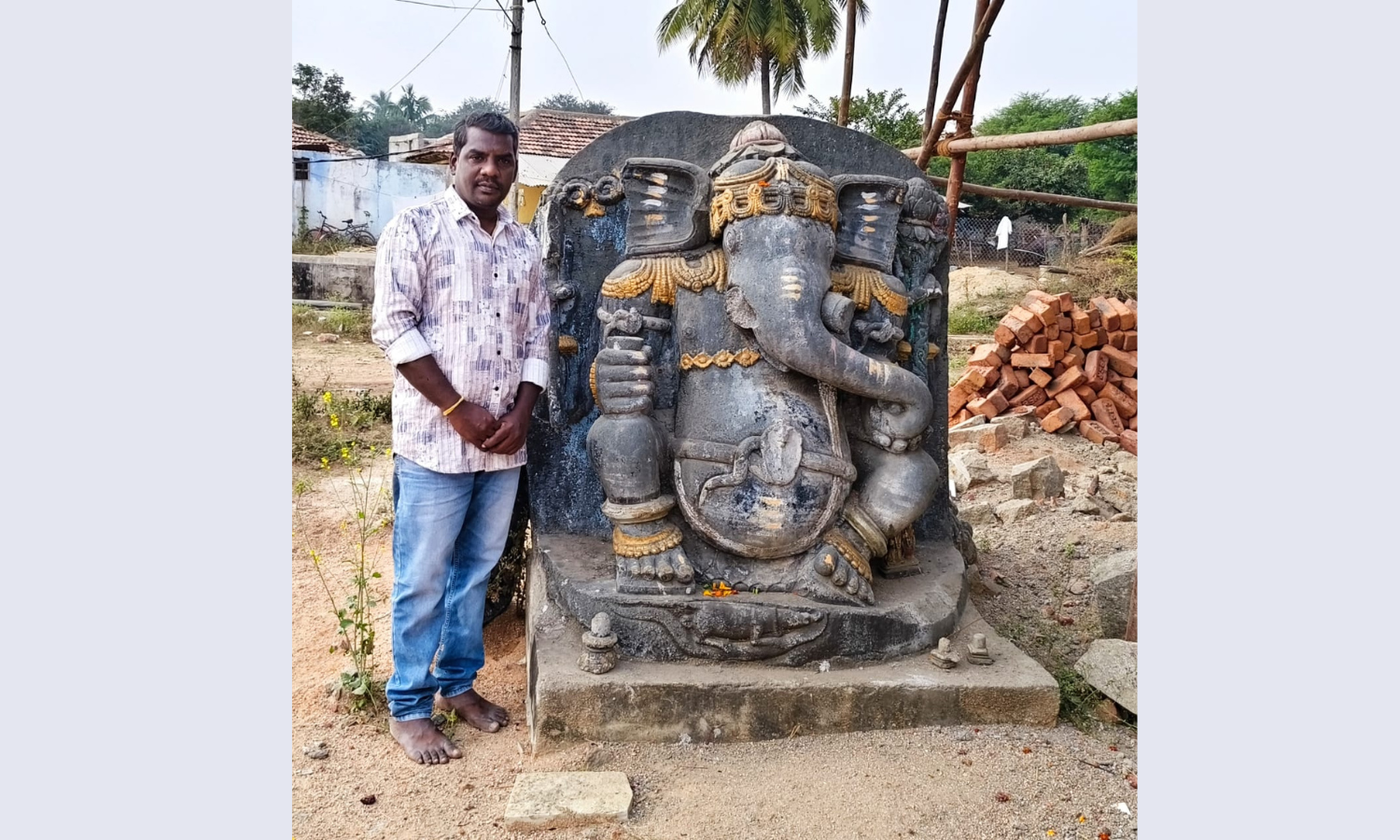 11th-Century Ganesha Idol Discovered in Telangana