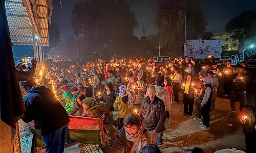 Kuki-Zo Communities Hold Candlelight Vigil for Deceased Gang Rape Victim