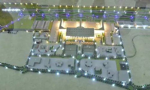 Countdown Begins for Bhogapuram International Airport Inauguration Countdown Begins for Bhogapuram International Airport Inauguration