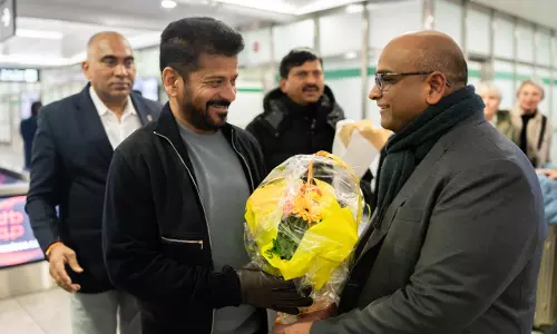 Revanth-Led Telangana Rising Team Arrives in Zurich for WEF Davos