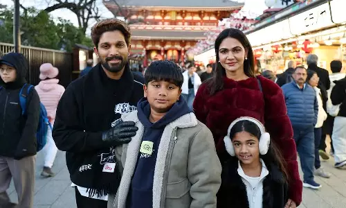 Allu Arjun and Family Explore Tokyo: A Glimpse Into Their Japan Holiday