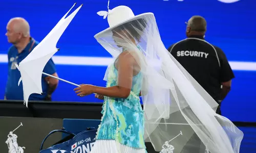 Naomi Osaka Makes Grand Entrance With  Fashion Statement at Australian Open