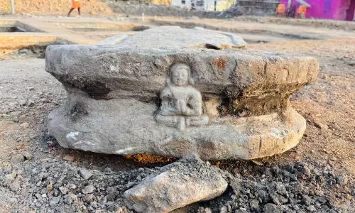 Neolithic Pottery, Jain Pedestal Found During Ongoing Excavation At Lakkundi