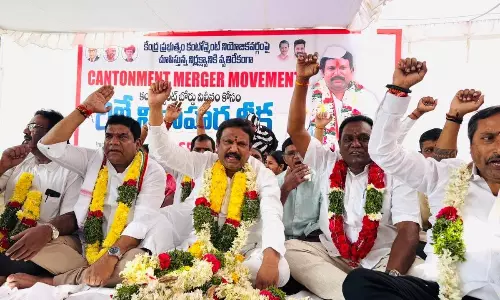 Cantonment MLA On Fast For GHMC Merger