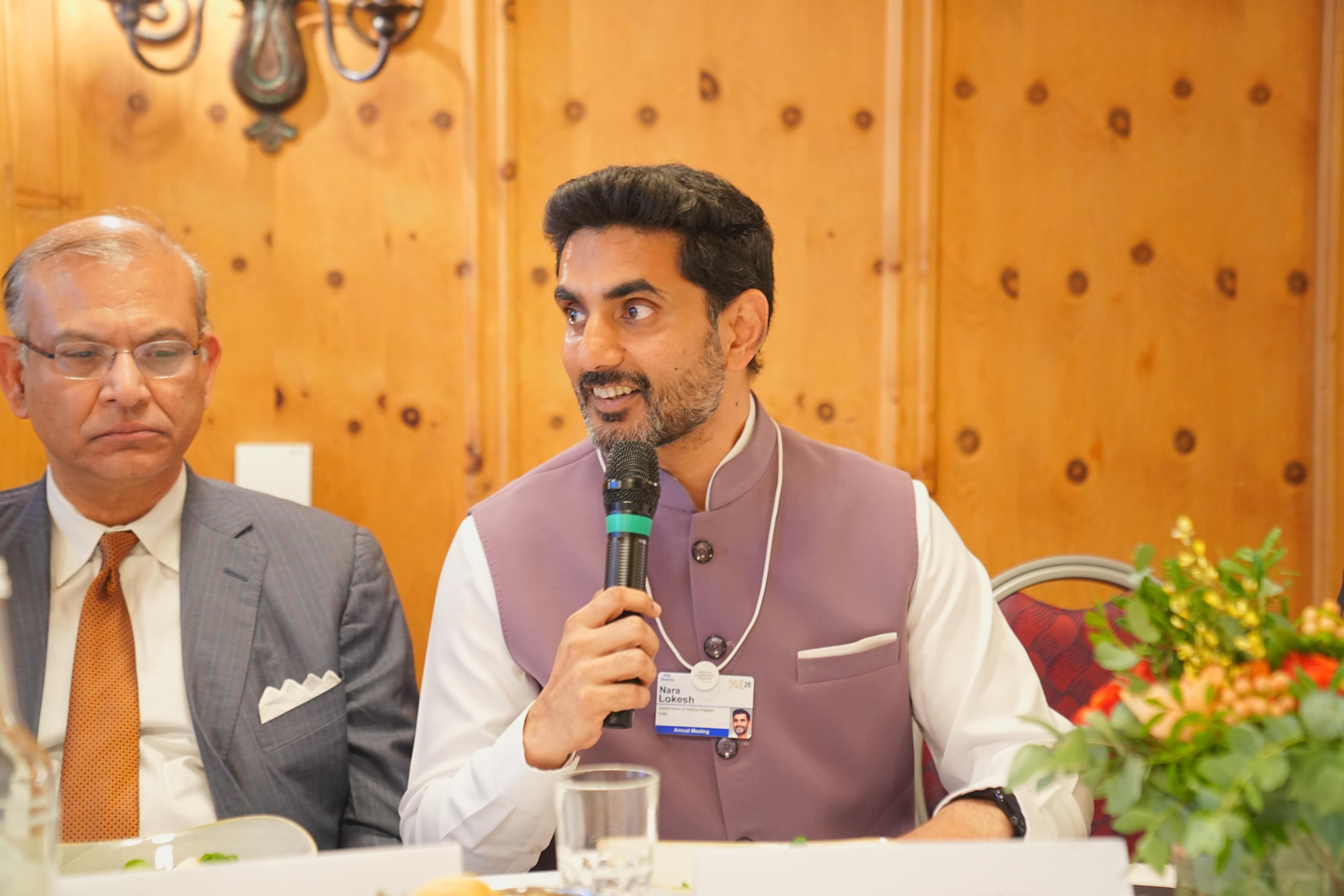 Skilling Youth, Empowering Women, Key to AP’s Growth Vision: Lokesh in Davos