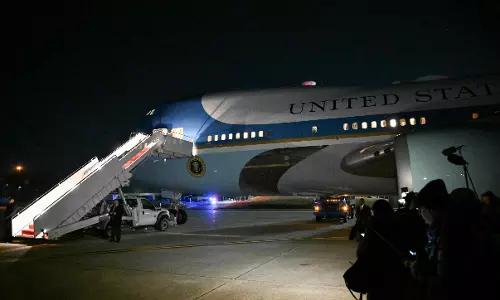 Trump’s Plane En Route to WEF Davos Makes U-Turn After Tech Snag