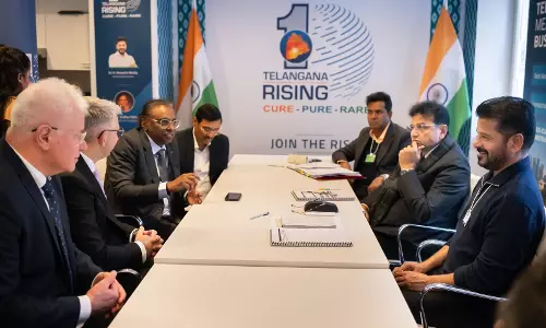 Revanth Reddy Unveils Next-Gen Life Sciences Policy in Davos