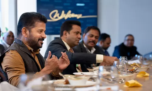 Davos: Telangana Delegation Pitches Vision 2047 to Tata Chairman