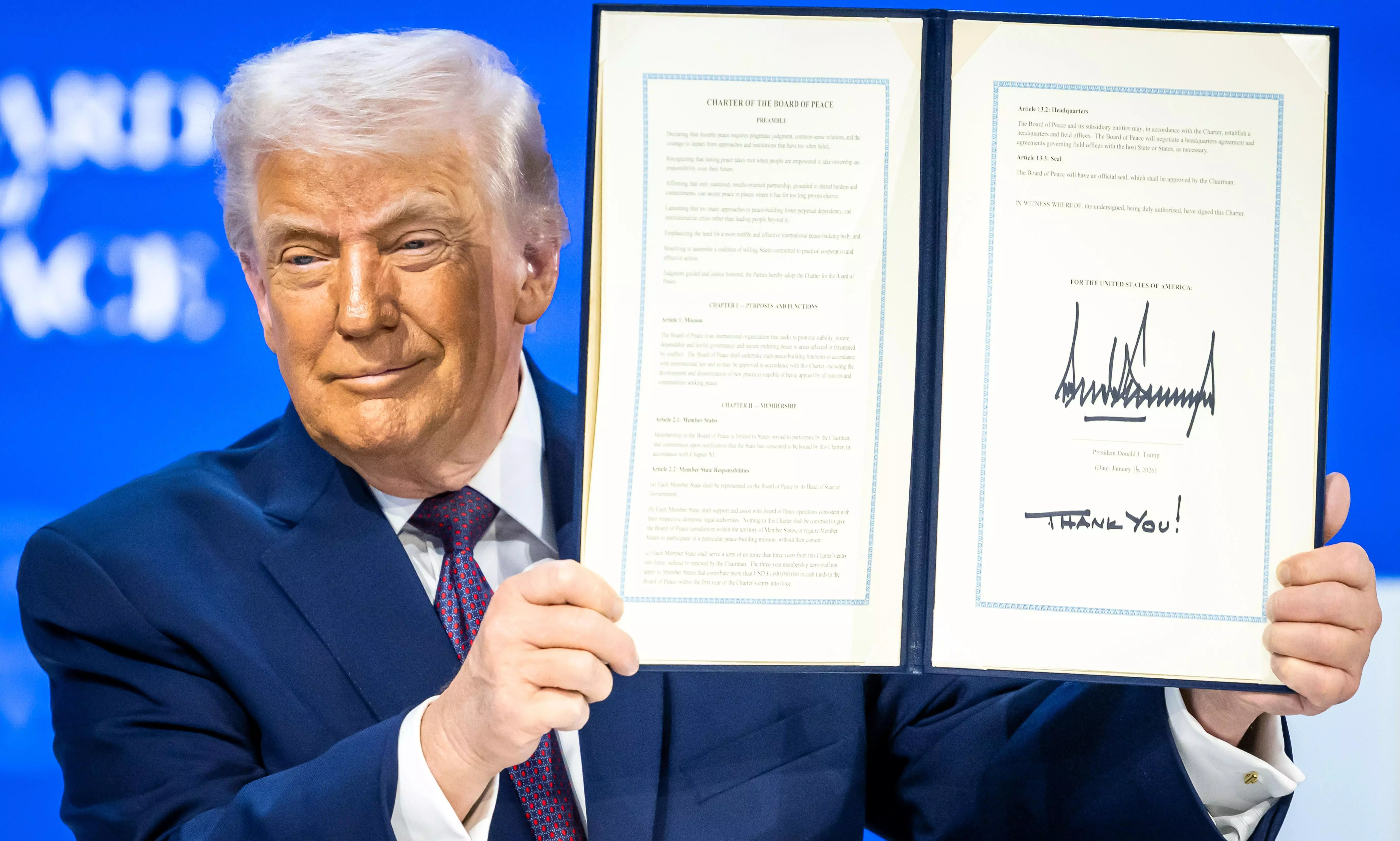 Trump Launches Peace Board at Davos, Key Allies Absent Trump Launches Peace Board at Davos, Key Allies Absent