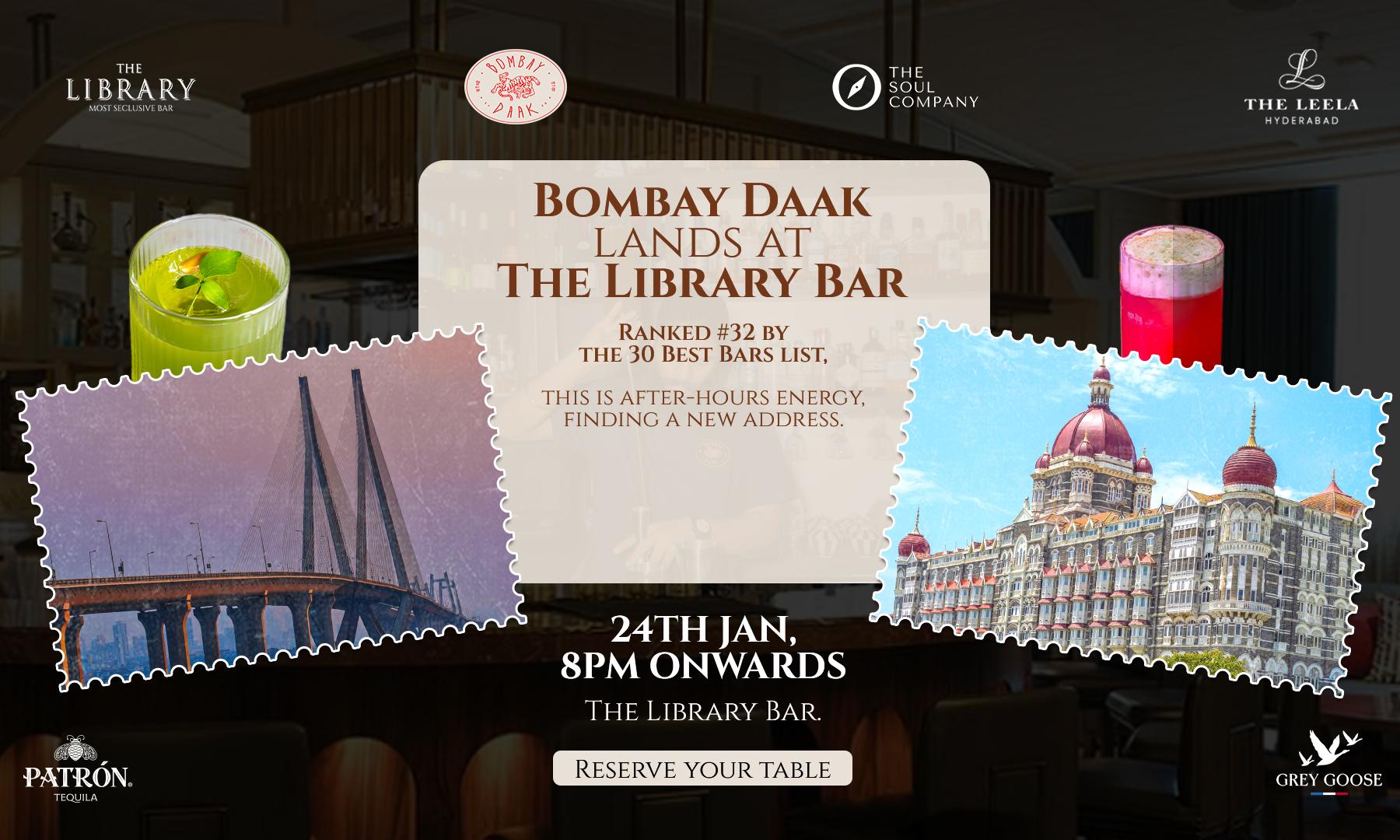Bombay Daak Takes Over Library Bar