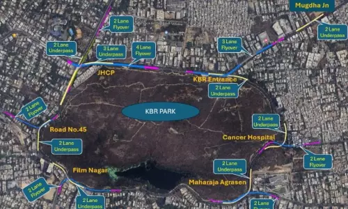 Soil-Testing Begins for Construction of Flyover and Underpass Around KBR Park