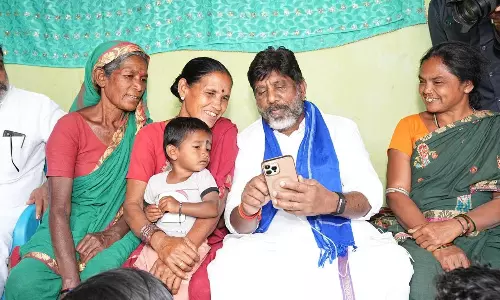 Bhatti Inspects Indiramma Houses in Adilabad