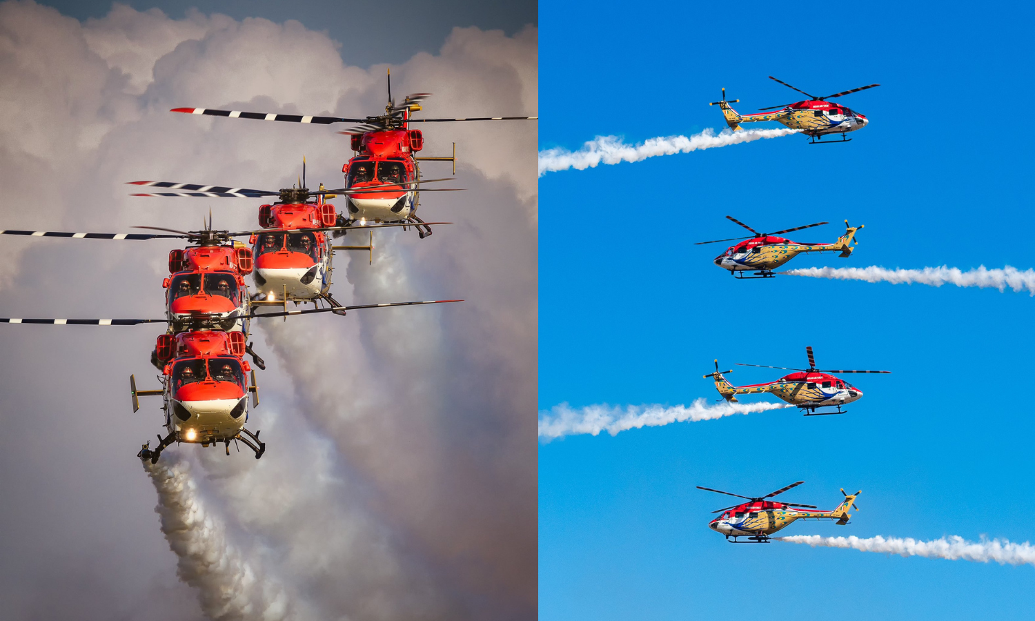 Halicoptar Tea IAF's Sarang Helicopter Team to Perform at Singapore Airshow 2026